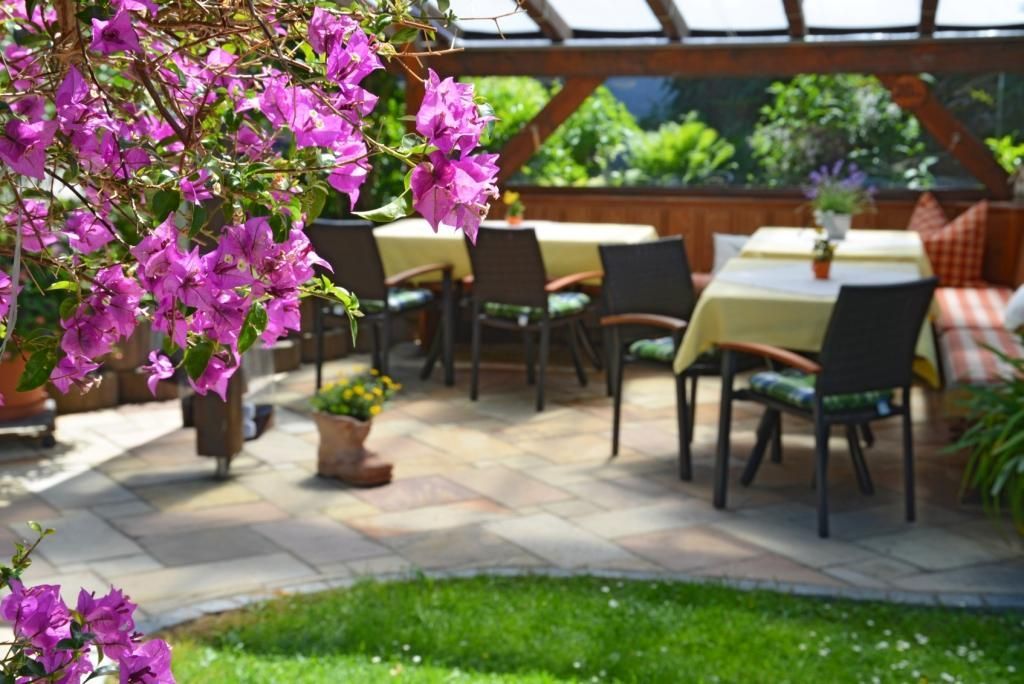 Terrasse im Sommer