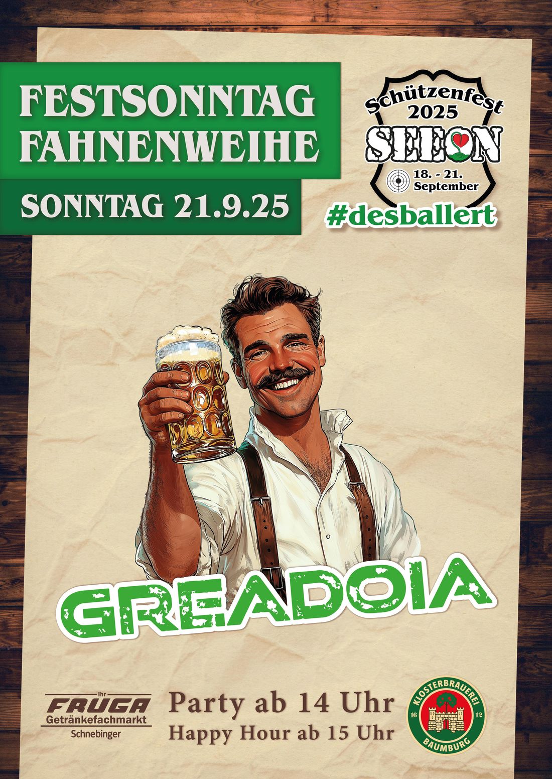 Festsonntag Schützengesellschaft Seeon