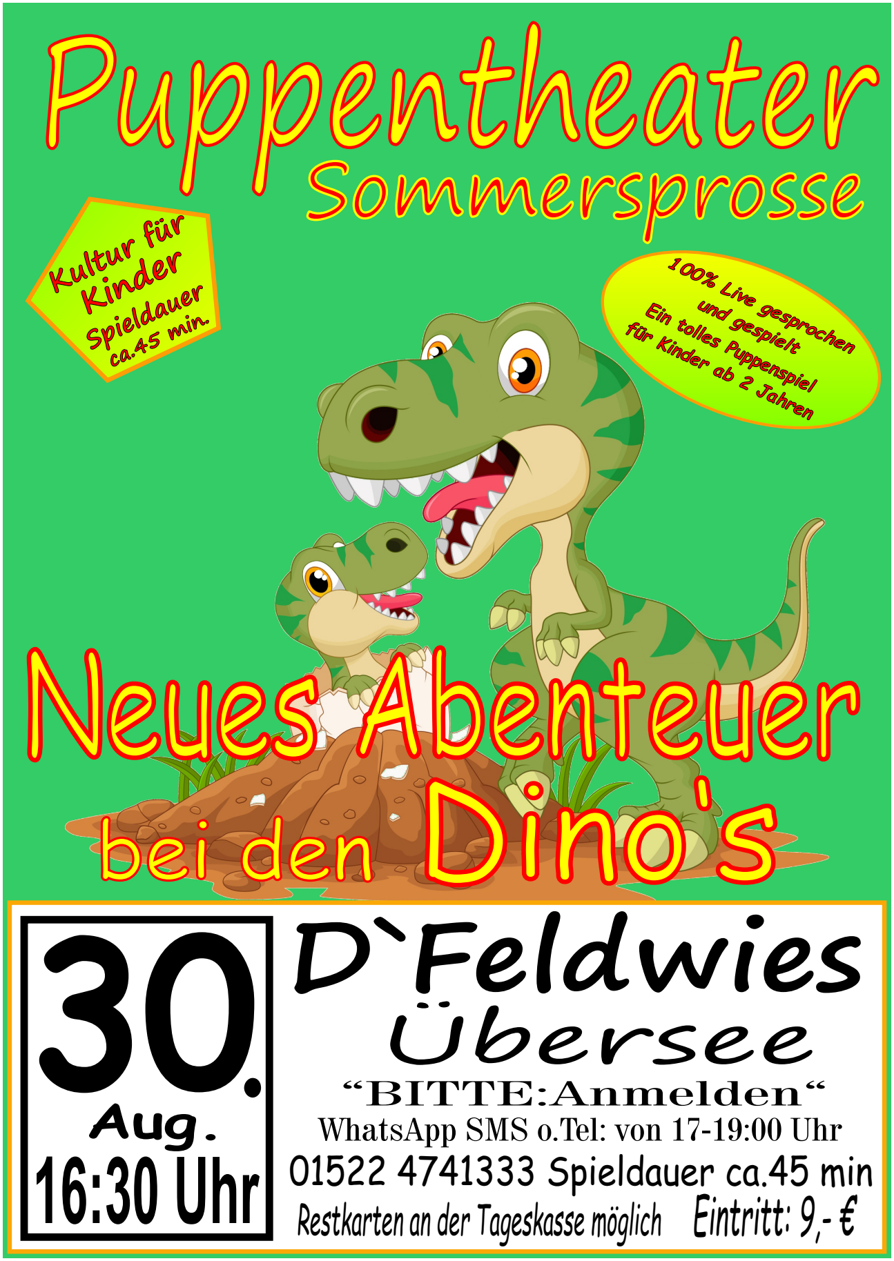 Plakat Übersee Dinotal - 1