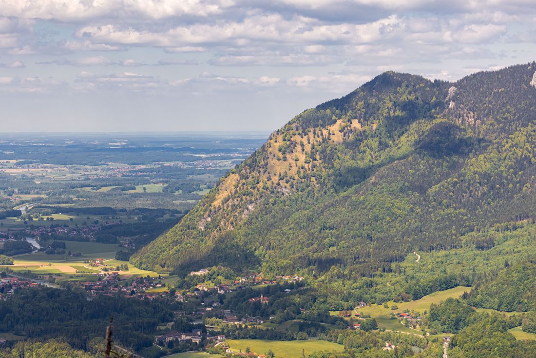 Blick von der Gscheuerwand auf den Schnappen