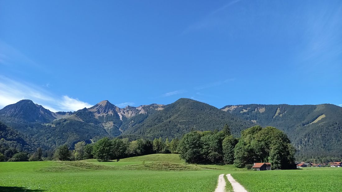 Achentaler Radweg, Bereich Schleching