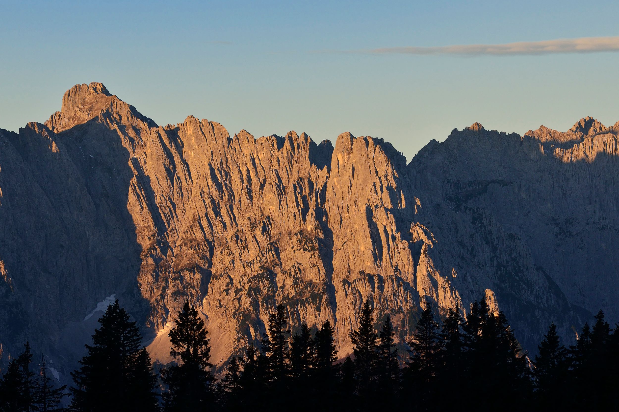 Abendstimmung auf der Eggenalm (Kaisergebirge)