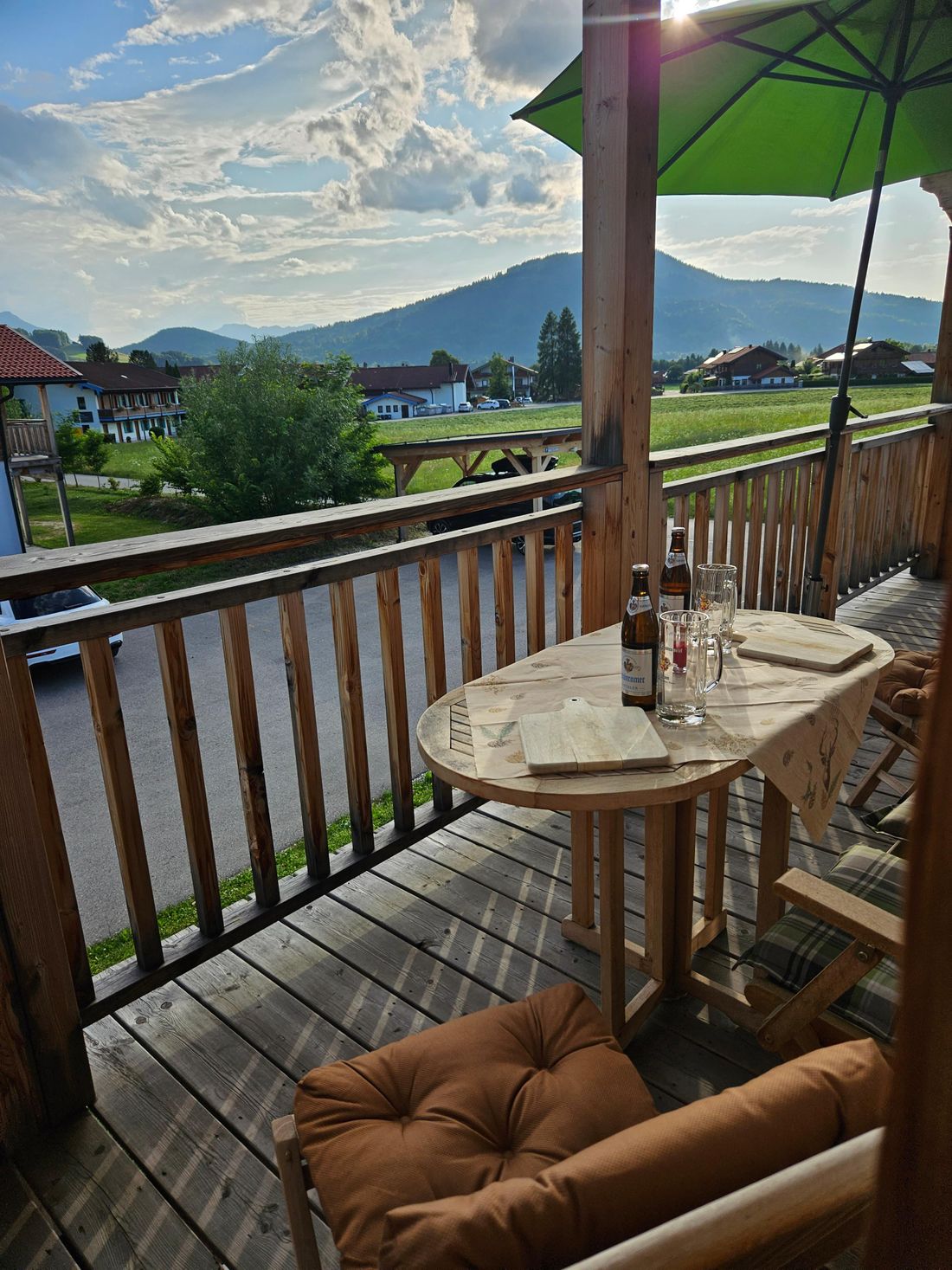 Ausblick vom Balkon