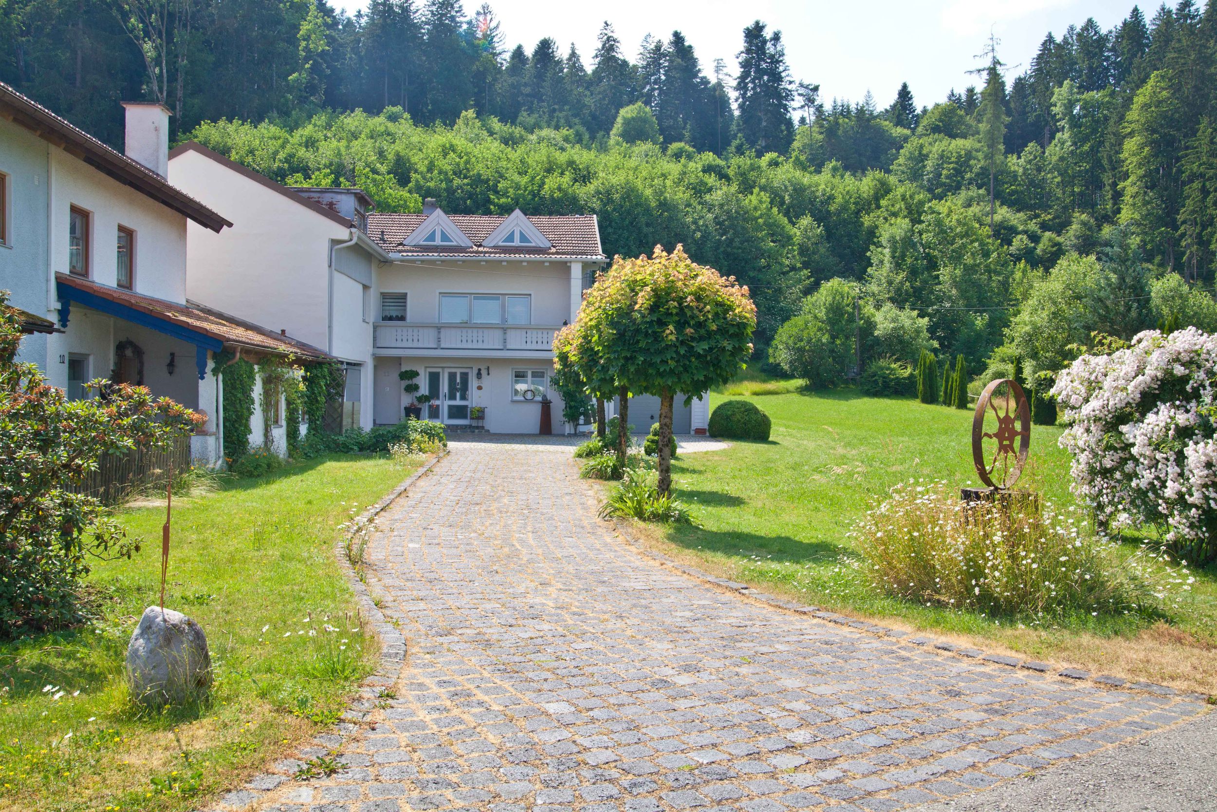 Zufahrt zur Ferienwohnung