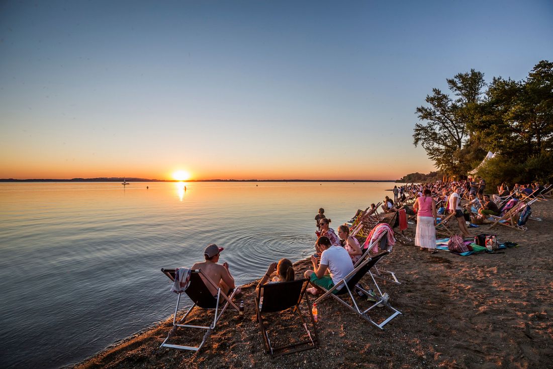 Sonnenuntergang am Chiemsee