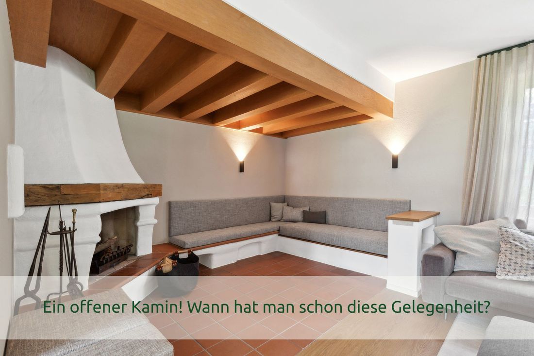 Ein offener Kamin! Wann hat man schon diese Gelegenheit?