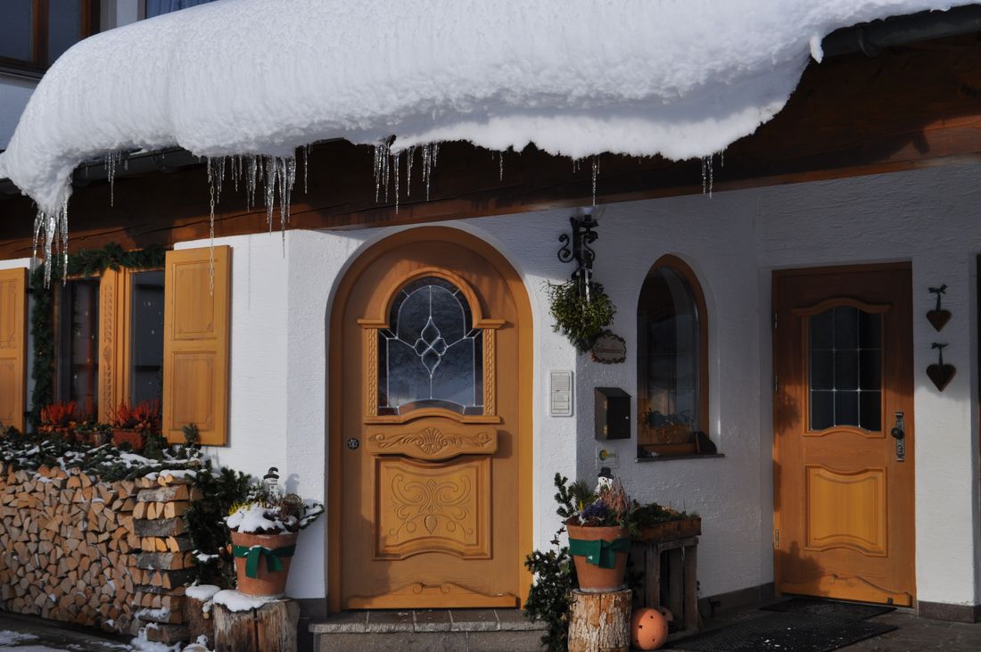 Eingang Gästehaus Winter