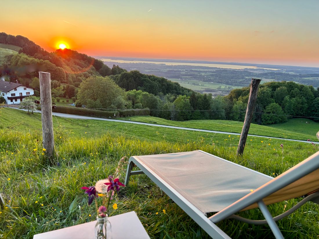 Abendstunden an der Aussichtshütte