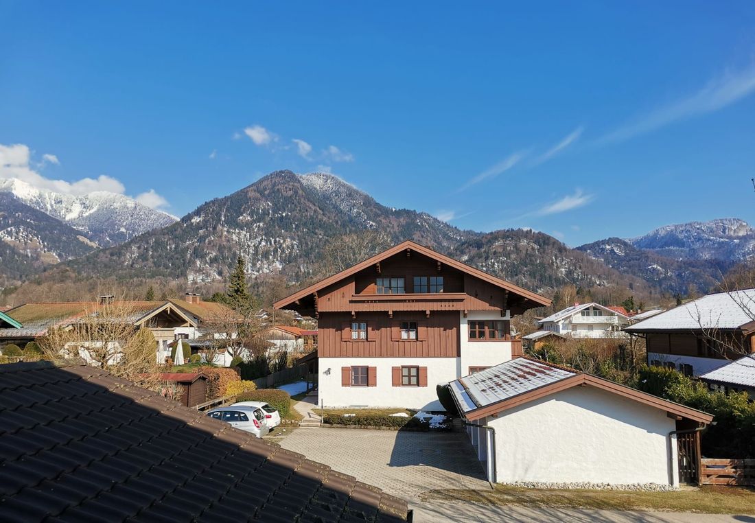 Blick vom Balkon