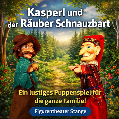 Puppentheater. Kasperl und der Räuber Schnauzbart