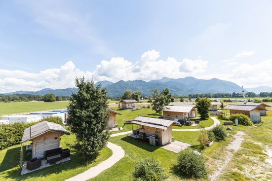 Dorfplatz von Oben
