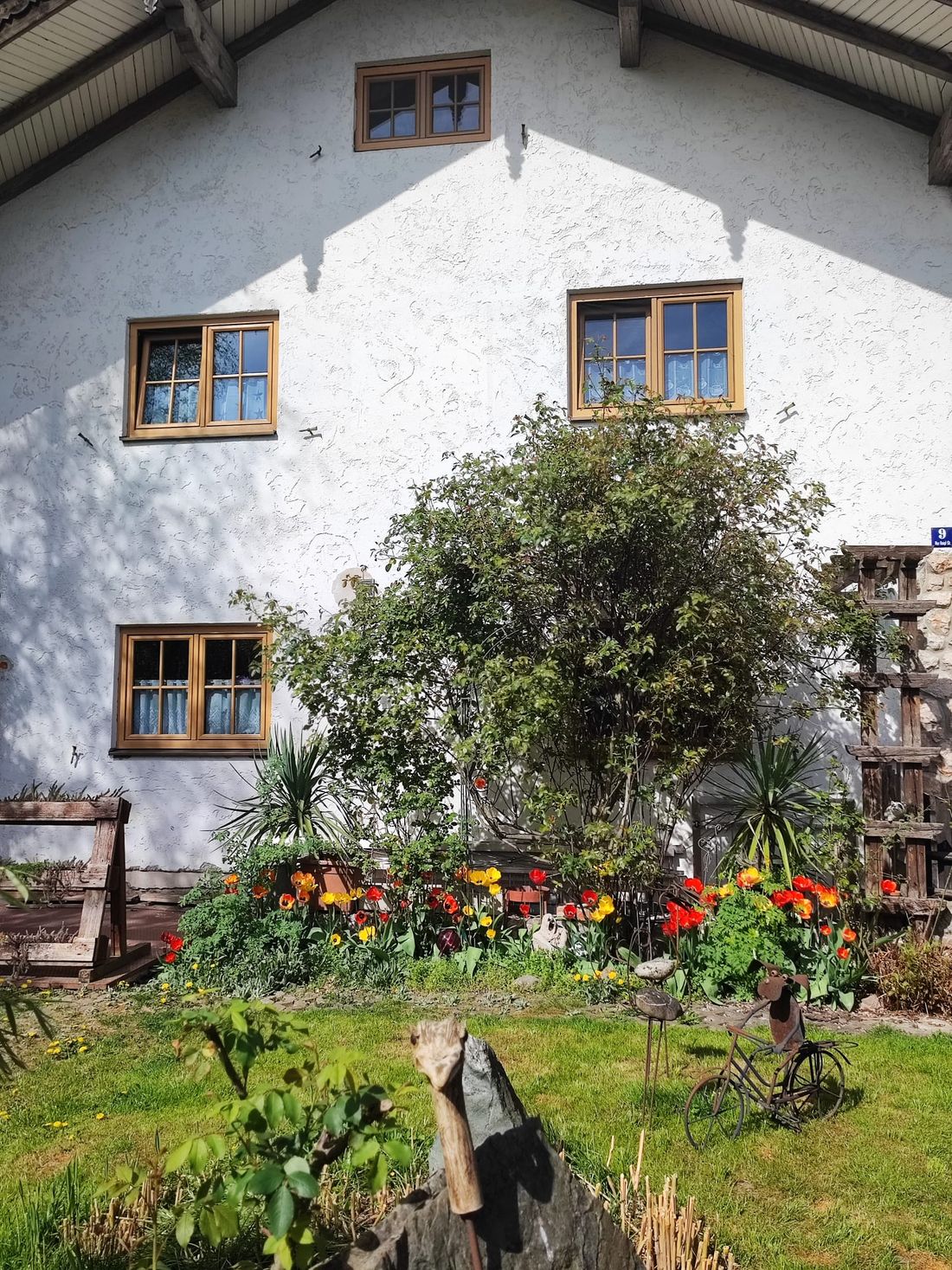 Haus Ansicht Vorgarten