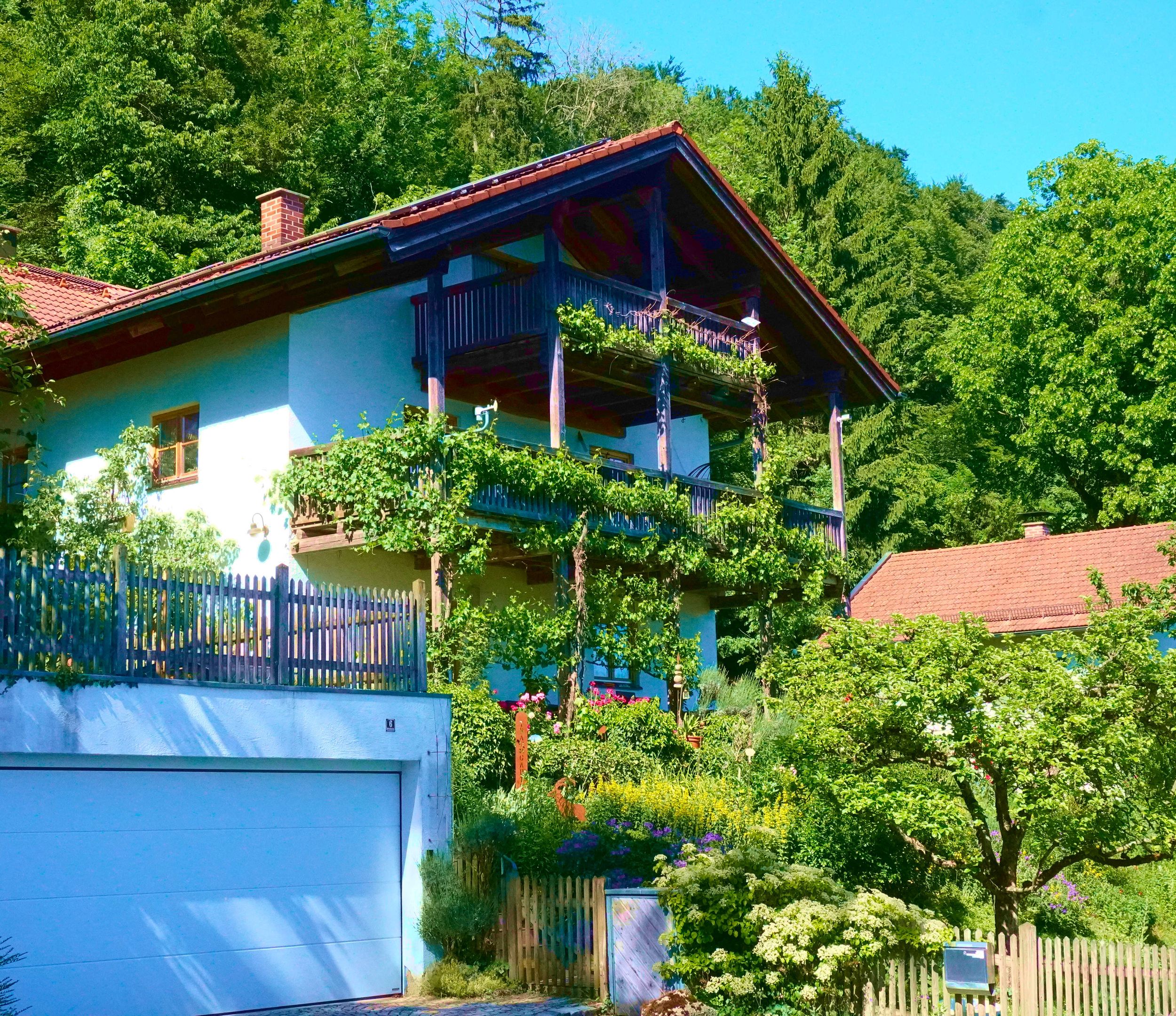 Blick aufs Haus