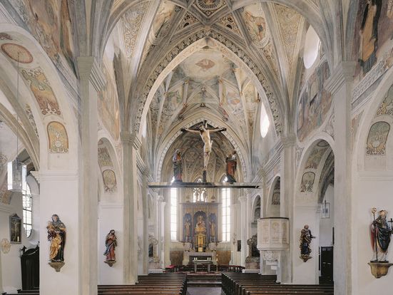 Blick in die ehem. Klosterkirche St. Lambert