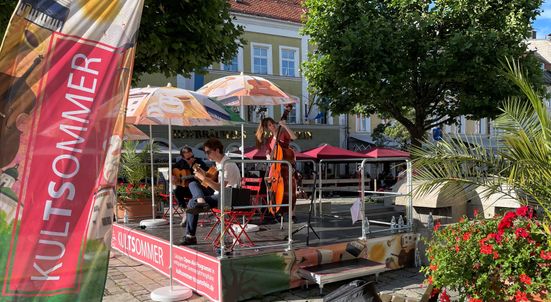 Elias Prinz Trio beim Kultsommer in Traunstein