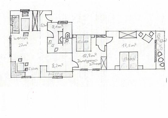 Grundriss der FeWo