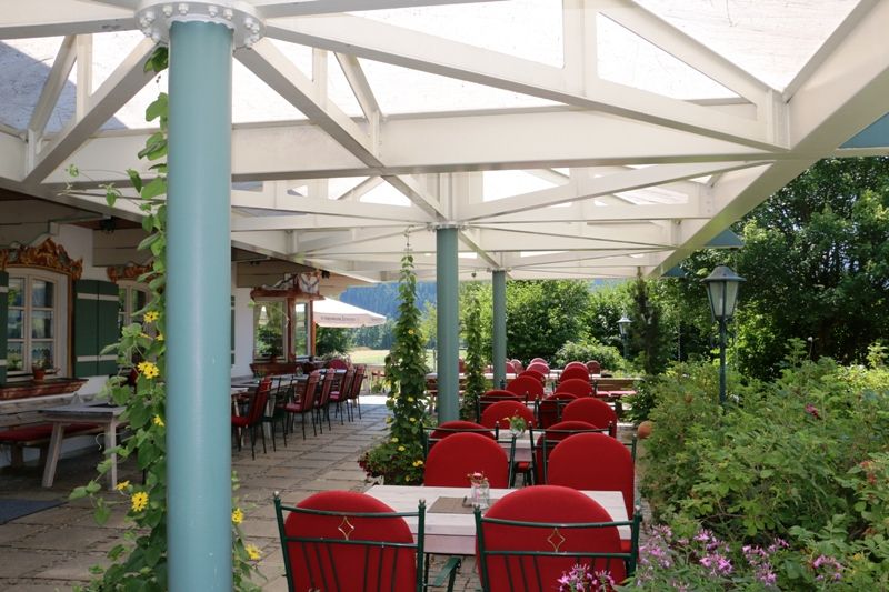 auf unserer gemütlichen Terrasse