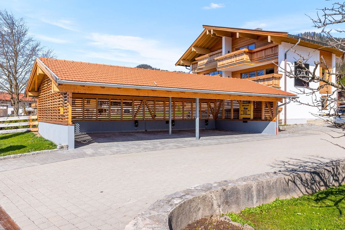 Zufahrt zum Soho Mountain Chalet & Spa