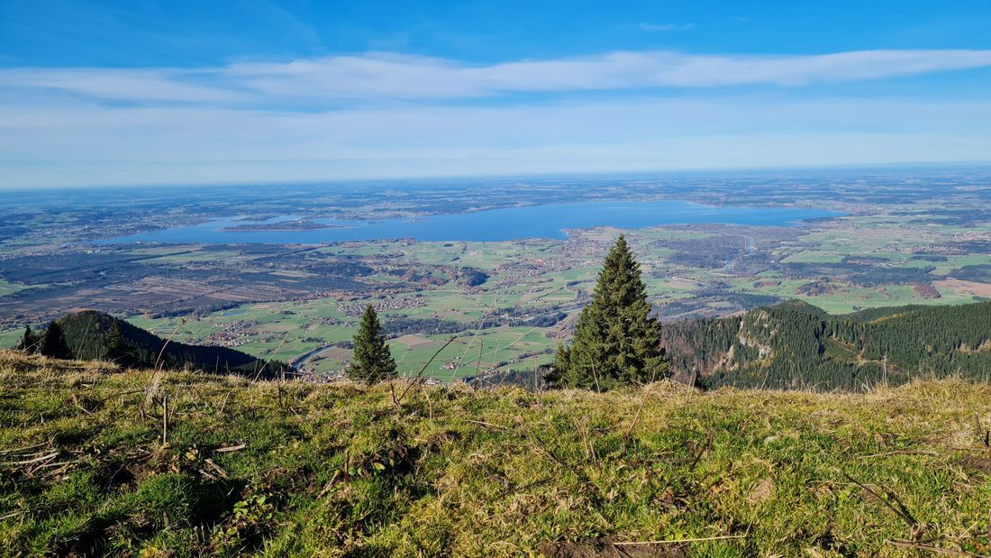 Blick Richtung Chiemsee
