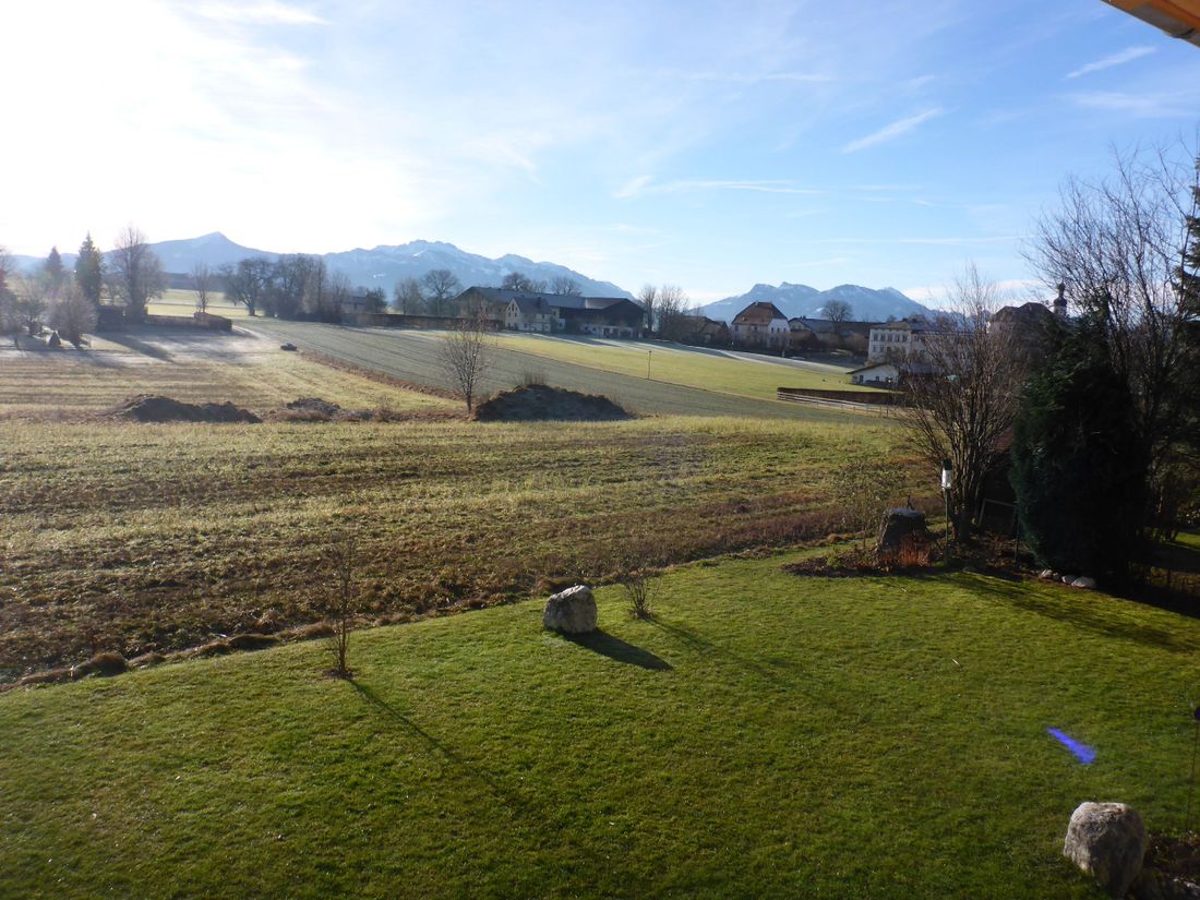 Garten Blick nach Südwesten