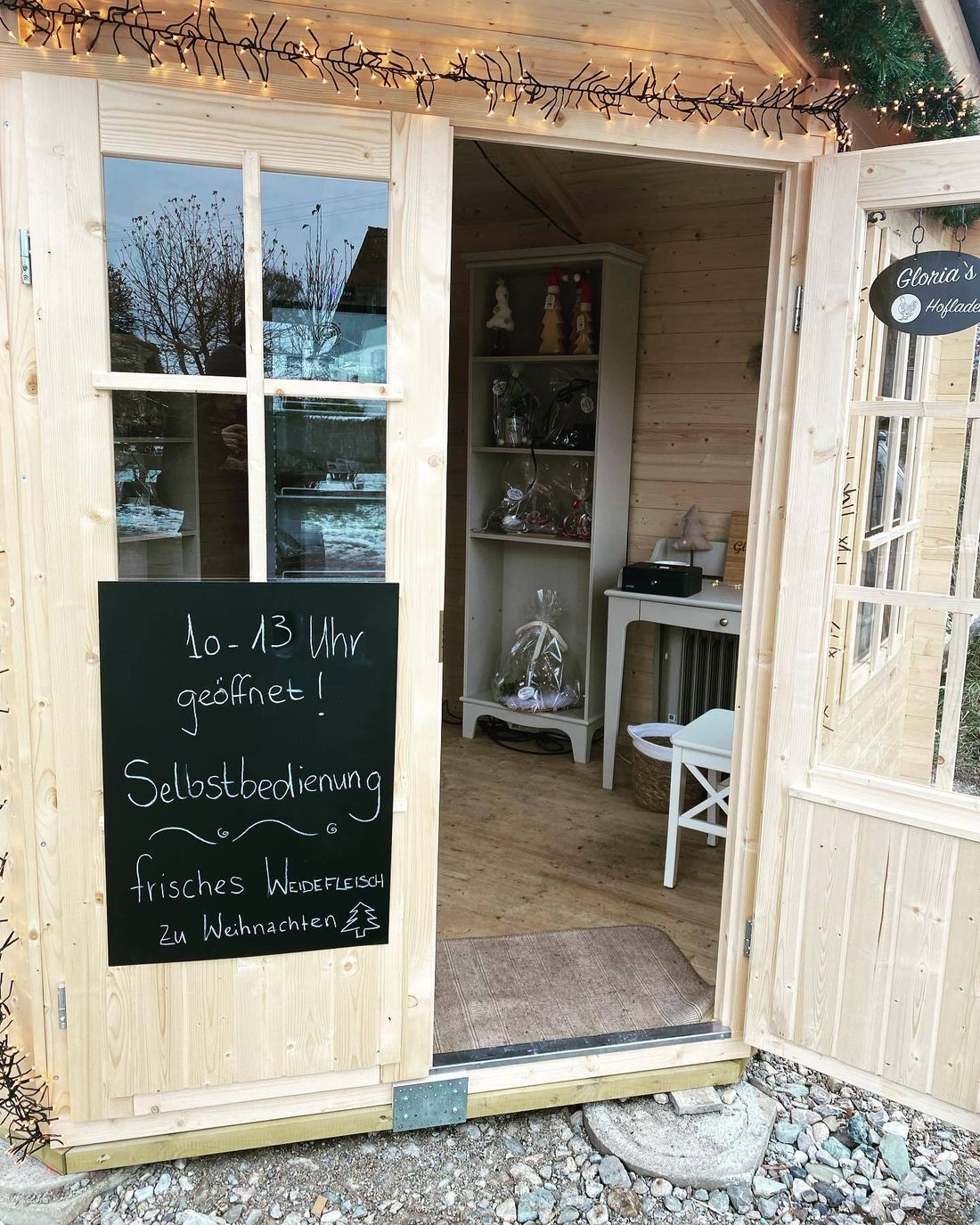 Gloria´s Hofladen Übersee - Selbstbedienungsstand