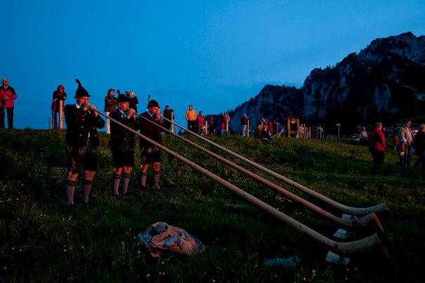 Alphornbläser Konzert in Reit im Winkl
