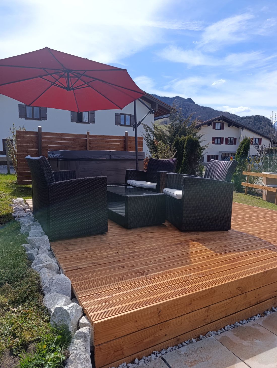 Terrasse FEWO Wanderlust