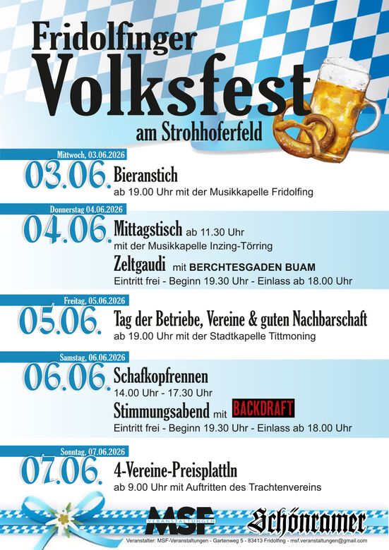 Fridolfinger Volksfest 2026
