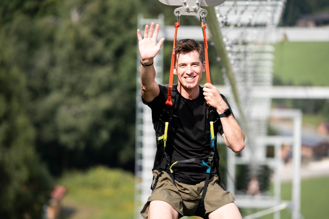 Fly-Line Erlebnis – Action in Ruhpolding