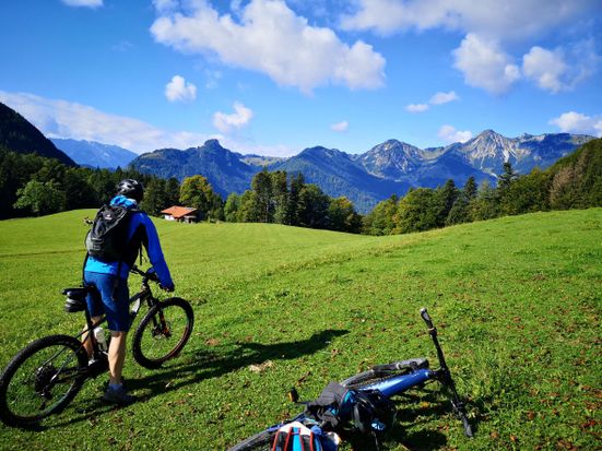 Chiemhauser Alm Radtour von Oberwössen