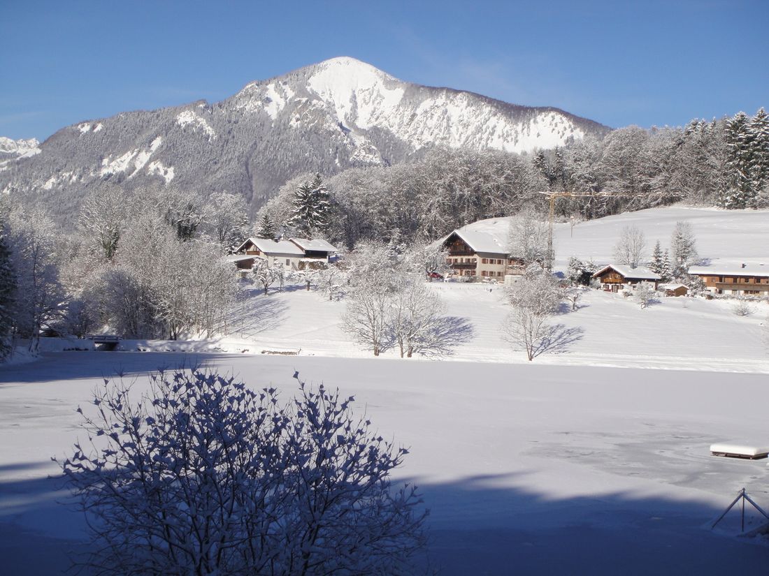 Wössner See im Winterkleid