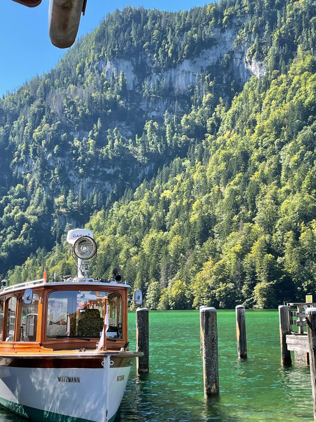 Königssee -Bootstour am Watzmann (1 h mit dem Auto)