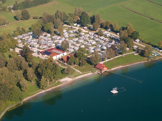 Seecamping Taching Luftaufnahme