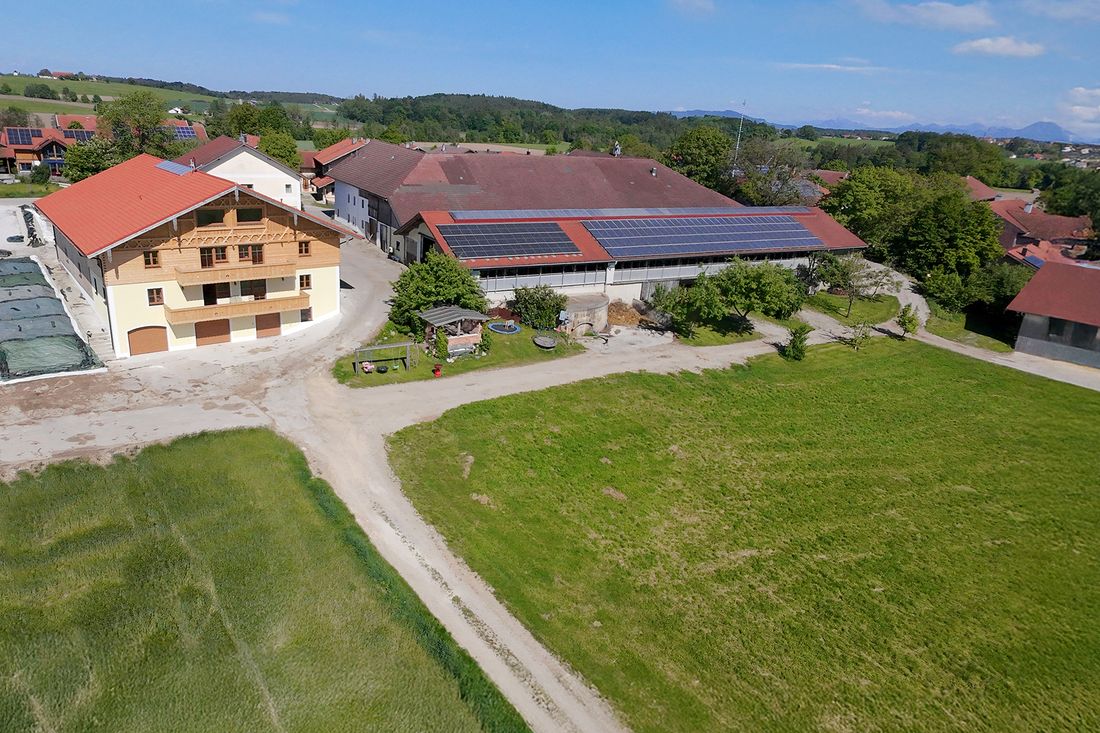Luftaufnahme auf den Stadlerhof