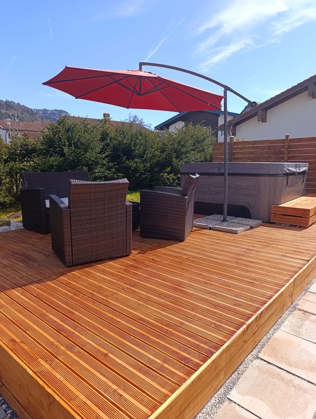 Terrasse FEWO Wanderlust