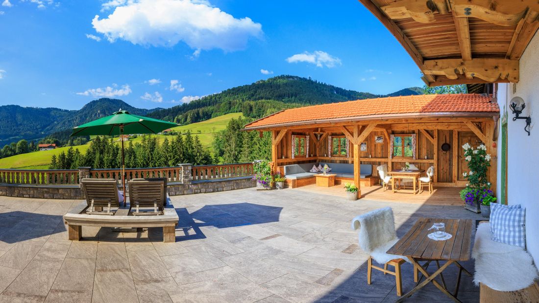 Terrasse mit herrlichem Ausblick