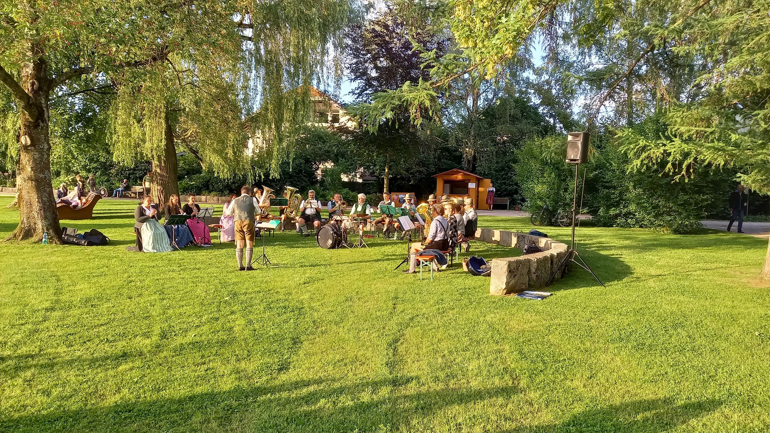 Blasmusik im Kurpark