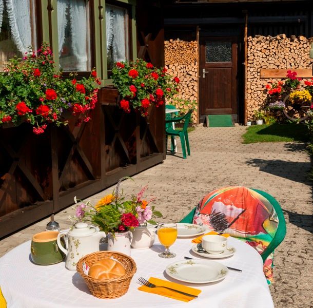 Frühstücksterrasse
