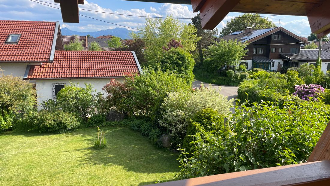 Blick vom Balkon nach Süden