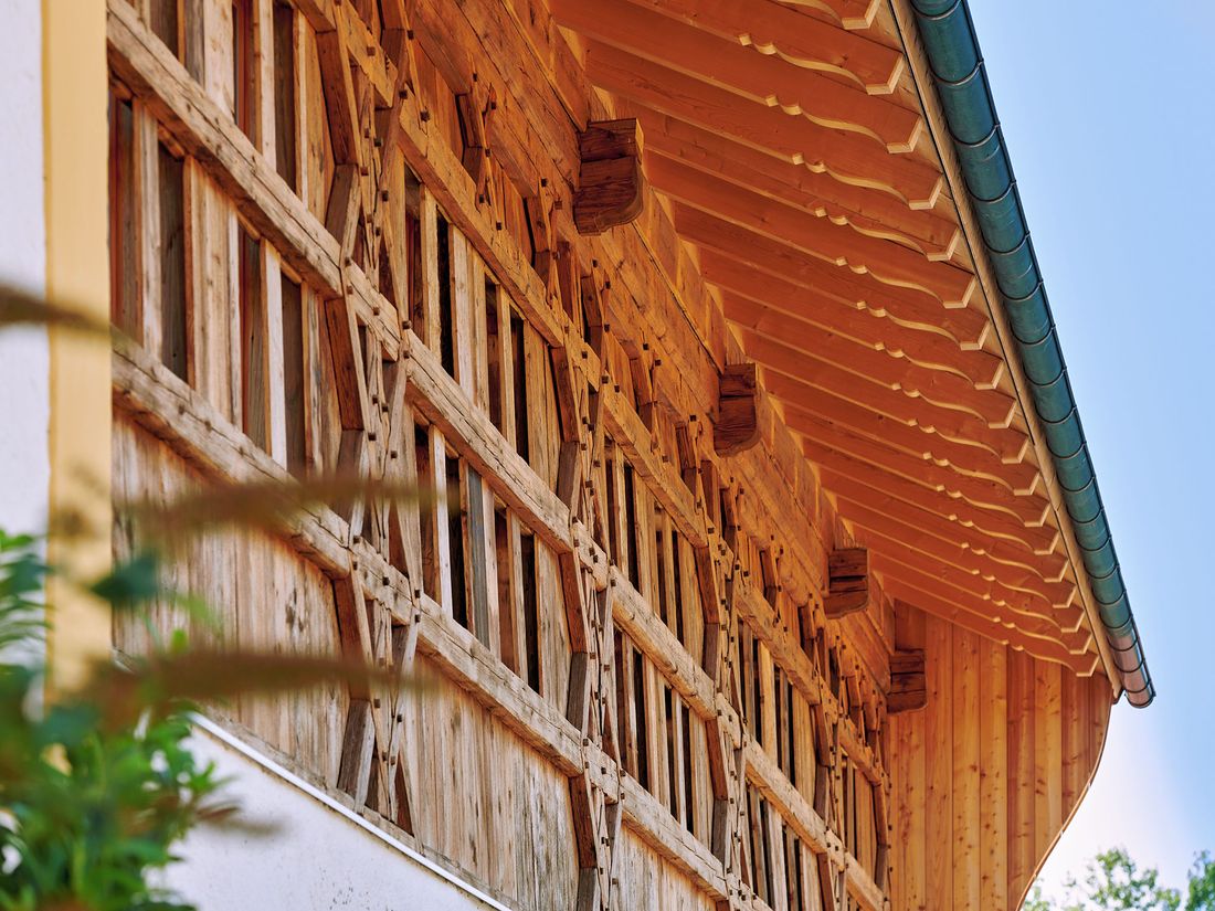 Bundwerk beim früheren Heuboden