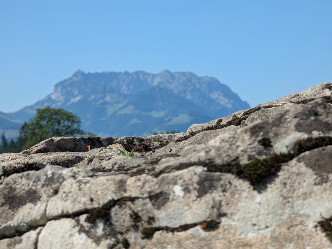 Gletschermühlen-Feld