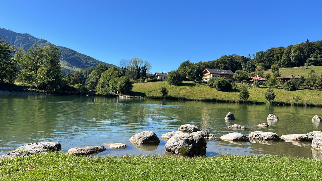 Uferblick vom Wössner See