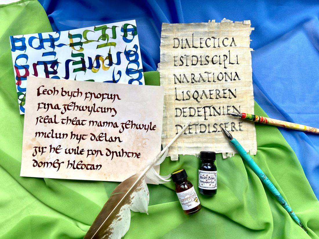 Schreiben wie im Mittelalter in Kloster Seeon