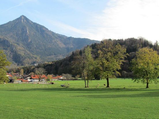 Ausblick auf die Chiemgauer Berge