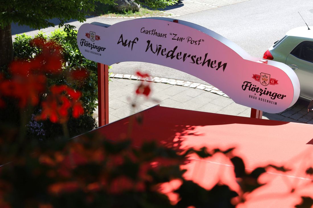 Biergarten Ausgang
