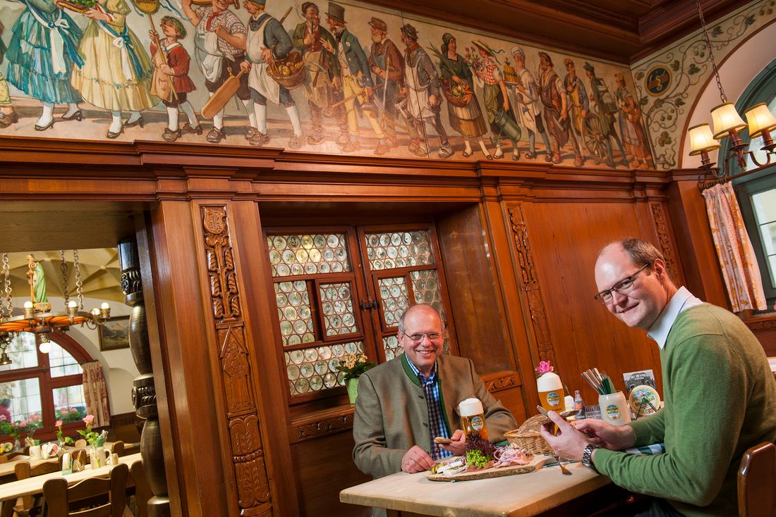 Innenansicht Brauereigasthof Bürgerbräu