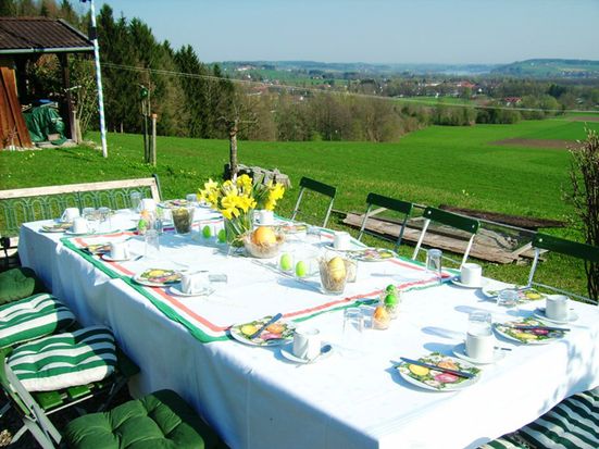 Frühstückstisch