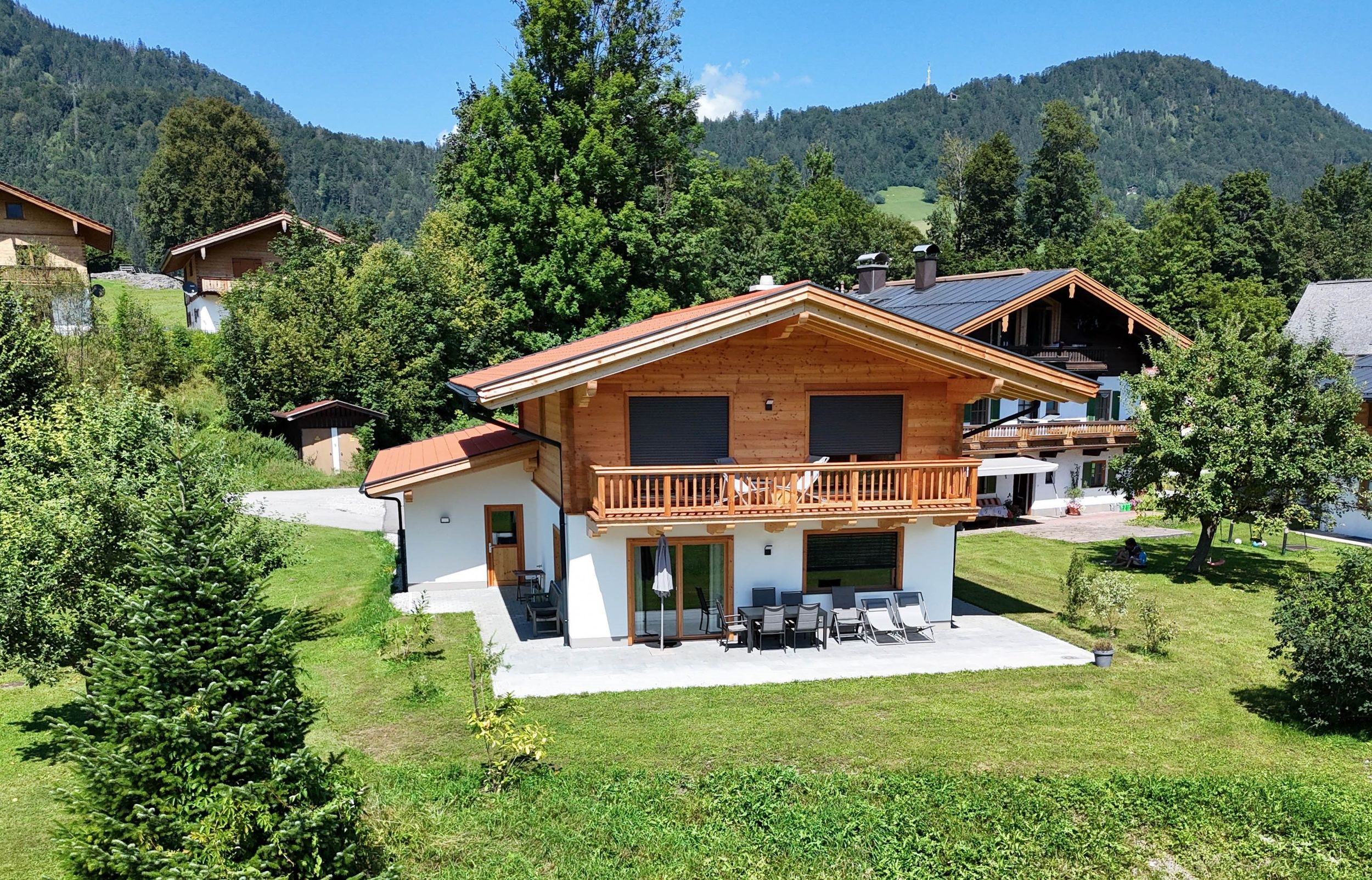 Terrasse und Garten