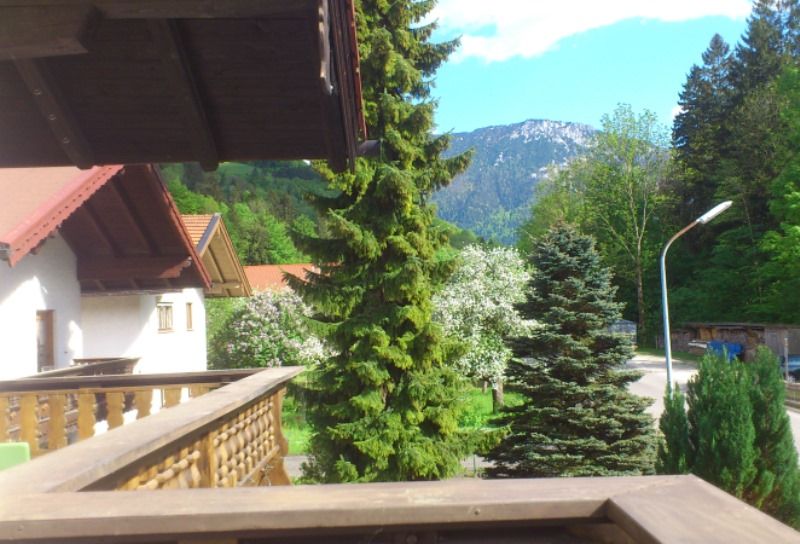 Ausblick vom Balkon
