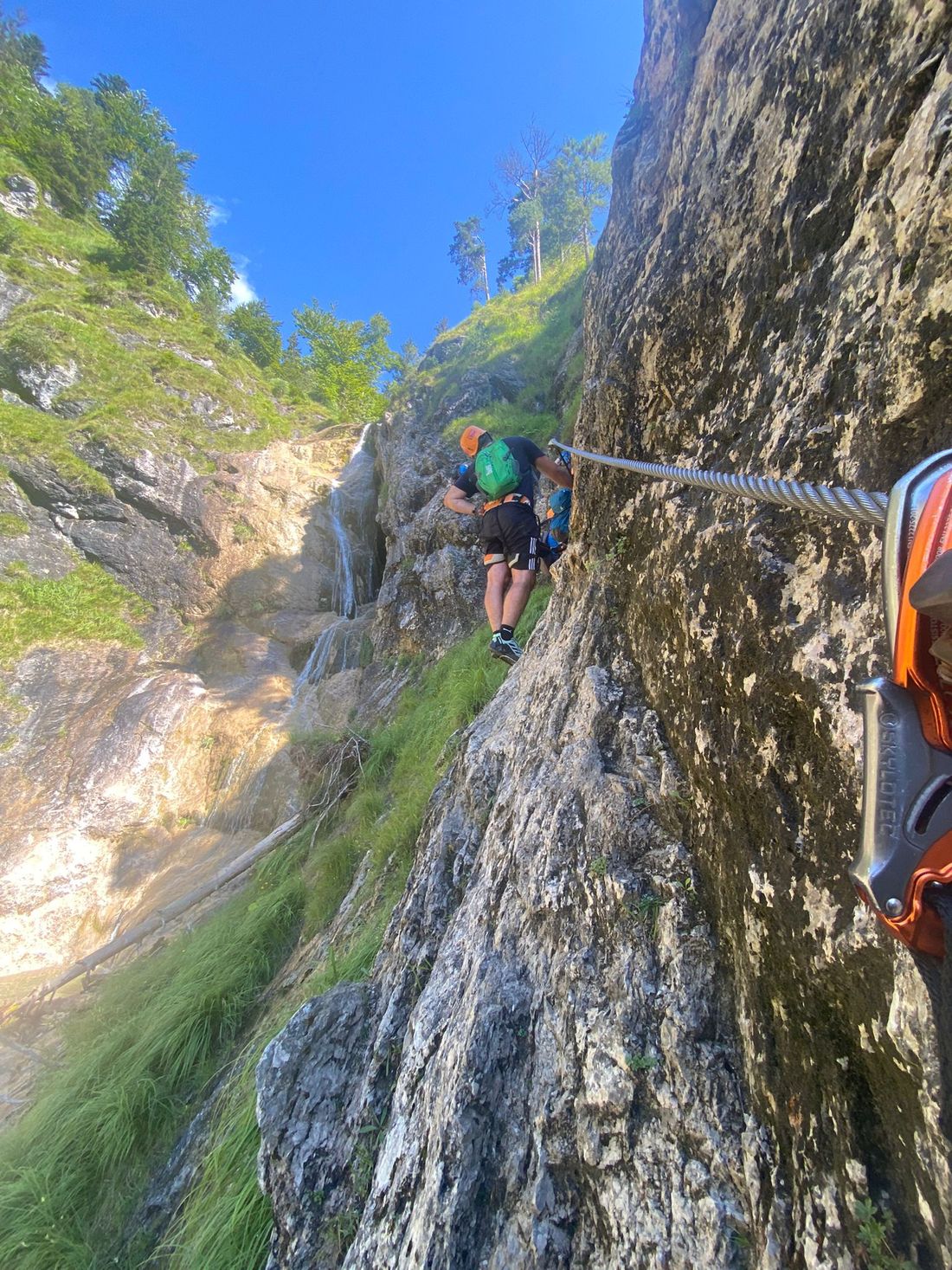 Klettern in Reit im Winkl (20 Min mit dem Auto)